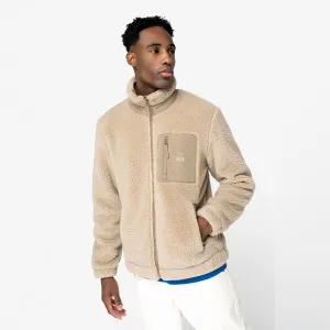 Recycled Unisex Sherpa Jacket - Sand