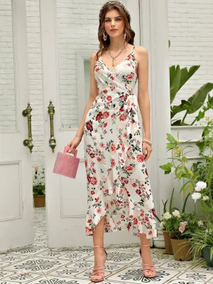 Riserva floral wrap dress