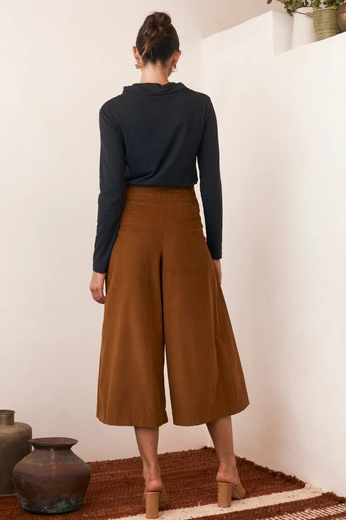 Sadie Trouser Corduroy Caramel