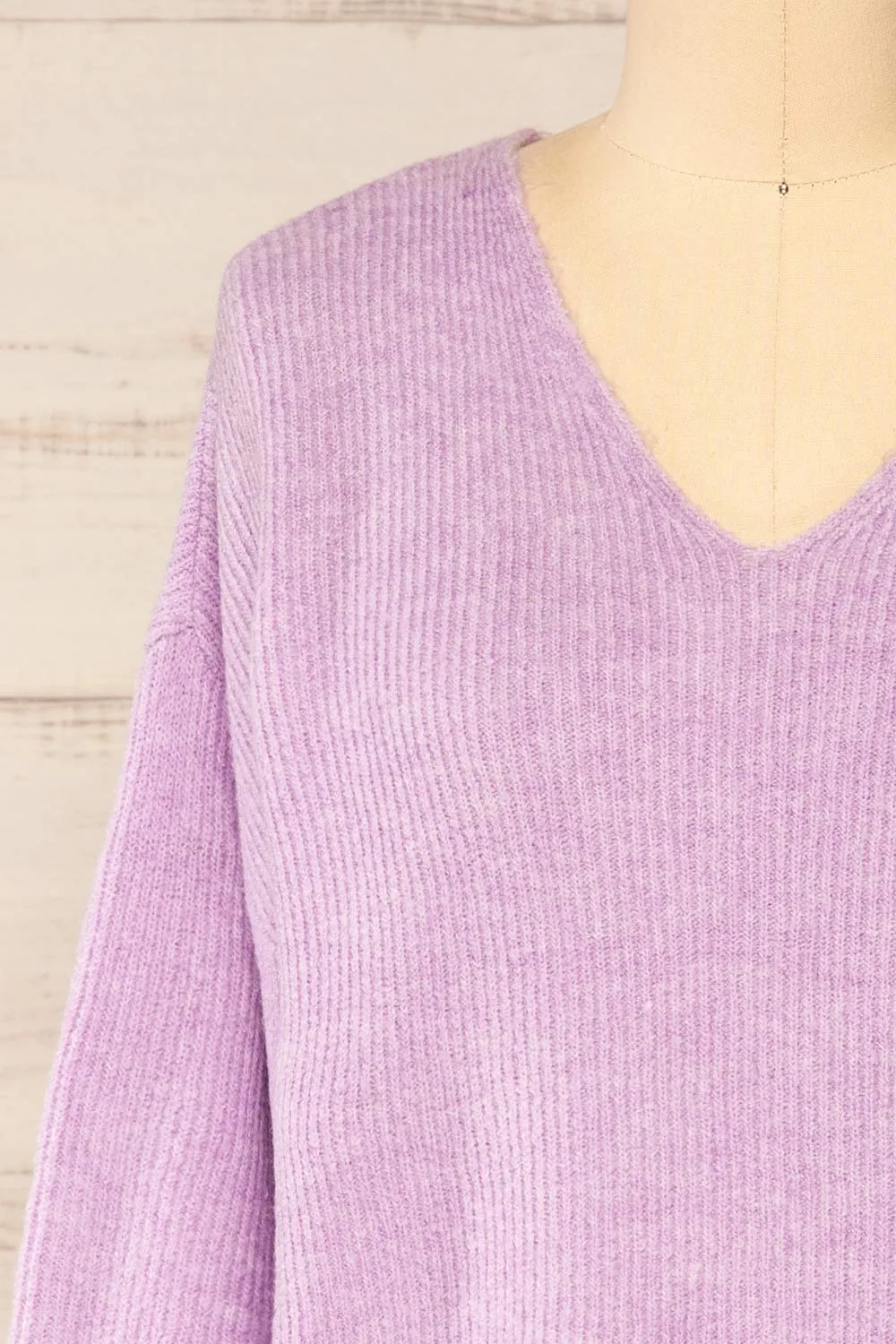 Saler Lavender | Oversized Knited Sweater