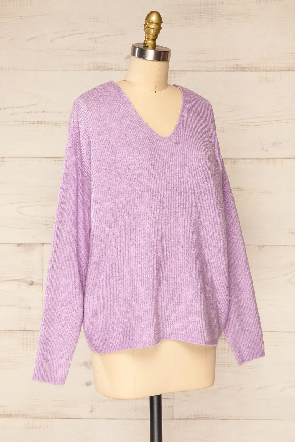 Saler Lavender | Oversized Knited Sweater