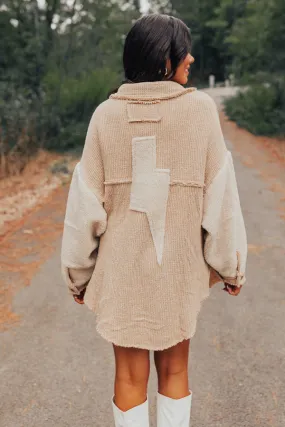 Saturday Satisfaction Oversized Knit Jacket