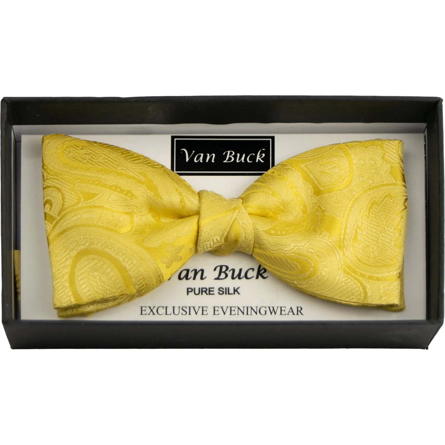 Self Paisley Bow Tie