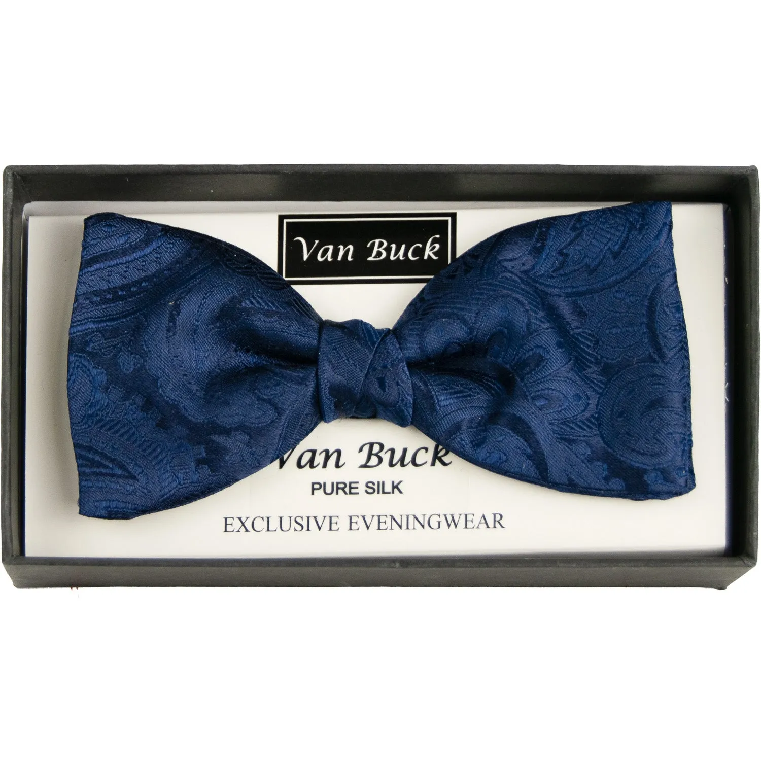 Self Paisley Bow Tie