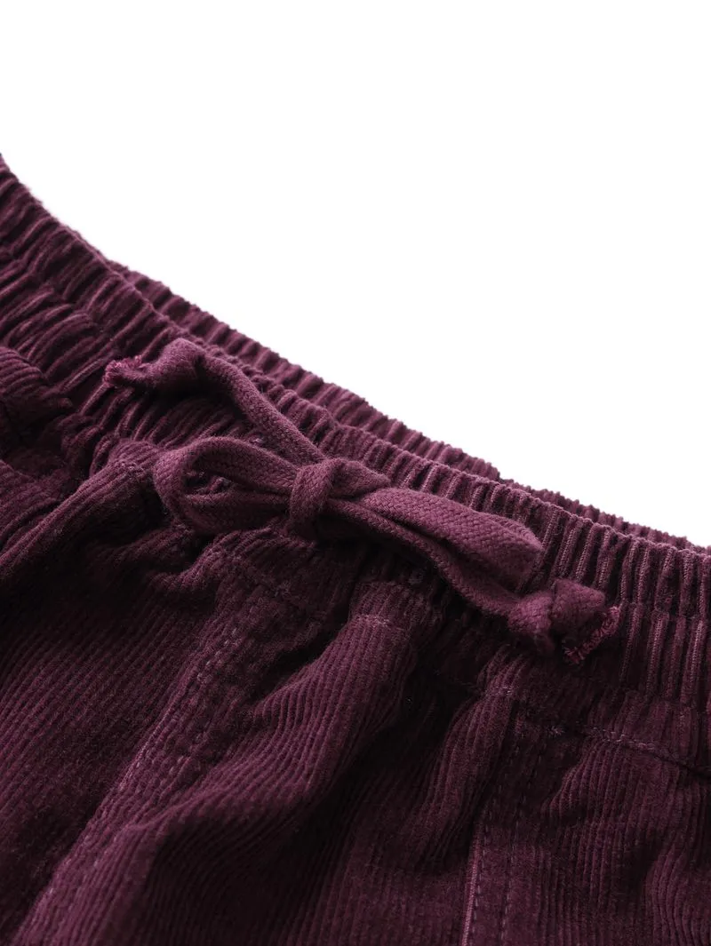 Service Works Plum Corduroy Chef Pants