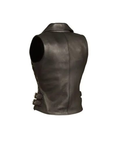 Sexy Goddess Leather Motorcycle Vest