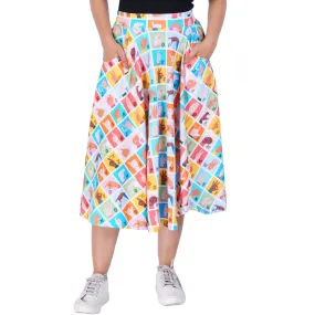 Sign Language 3/4th Twirl Skirt [FINAL SALE]