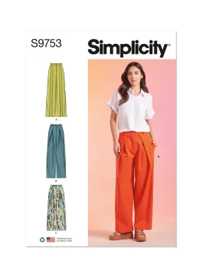 Simplicity Pattern S9753 Misses' Pants