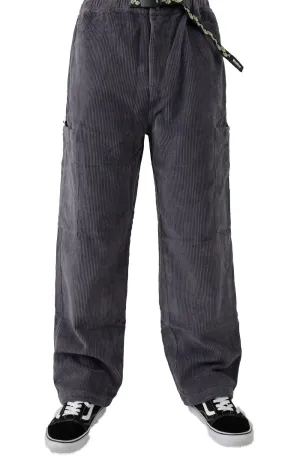 Slate Corduroy Cargo Trousers