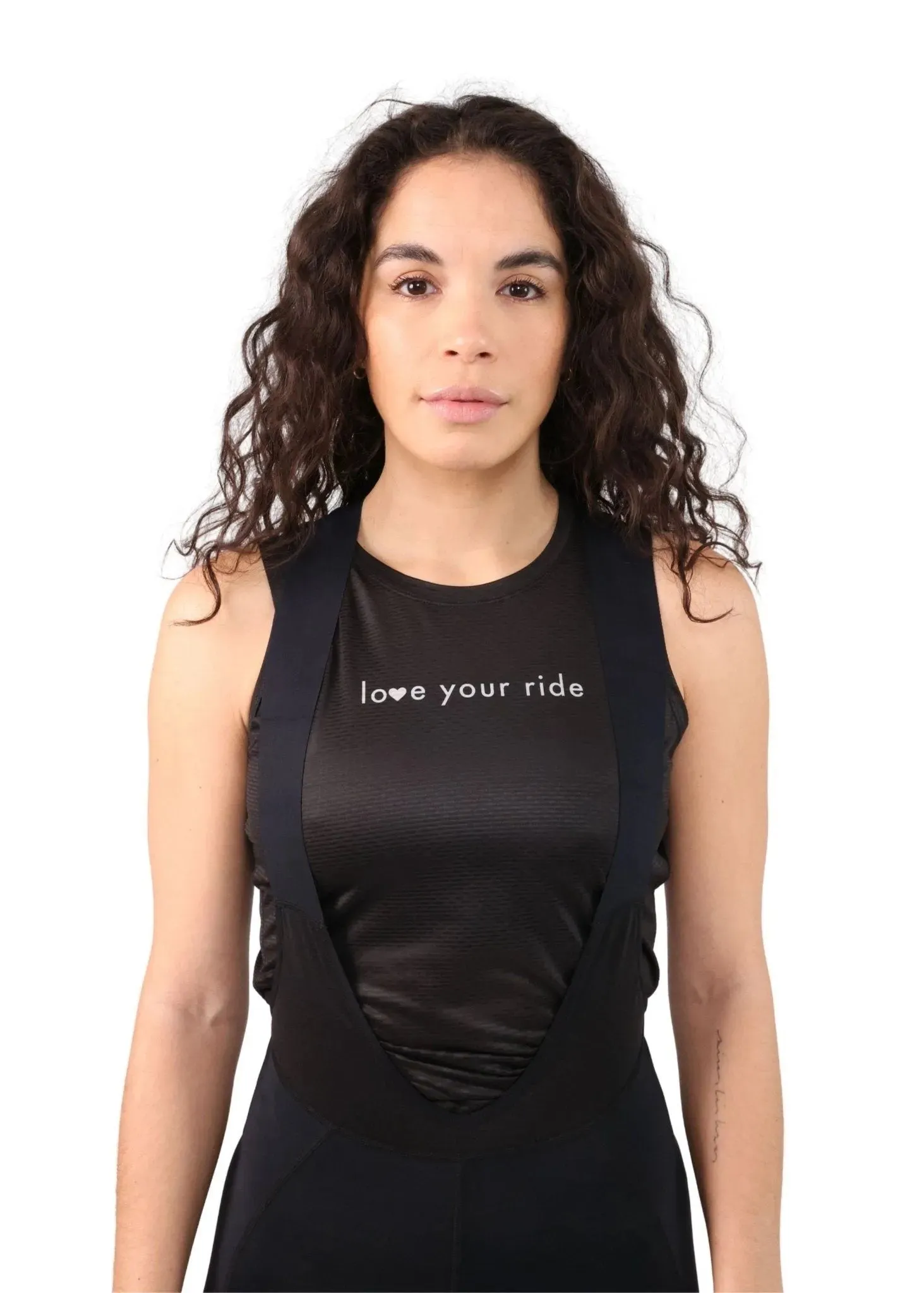 Sleeveless Base Layer - Blackout/Love Your Ride