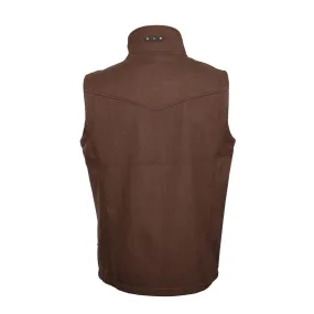 STS Ranchwear Youth Unisex Slack Brown Poly/Spandex Softshell Vest