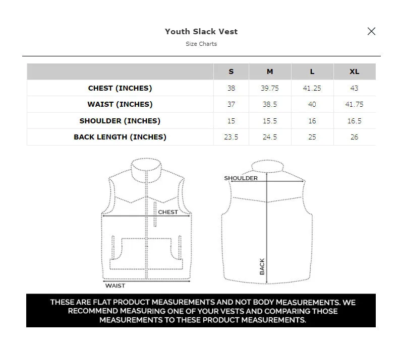 STS Ranchwear Youth Unisex Slack Heather Gray Poly/Spandex Softshell Vest