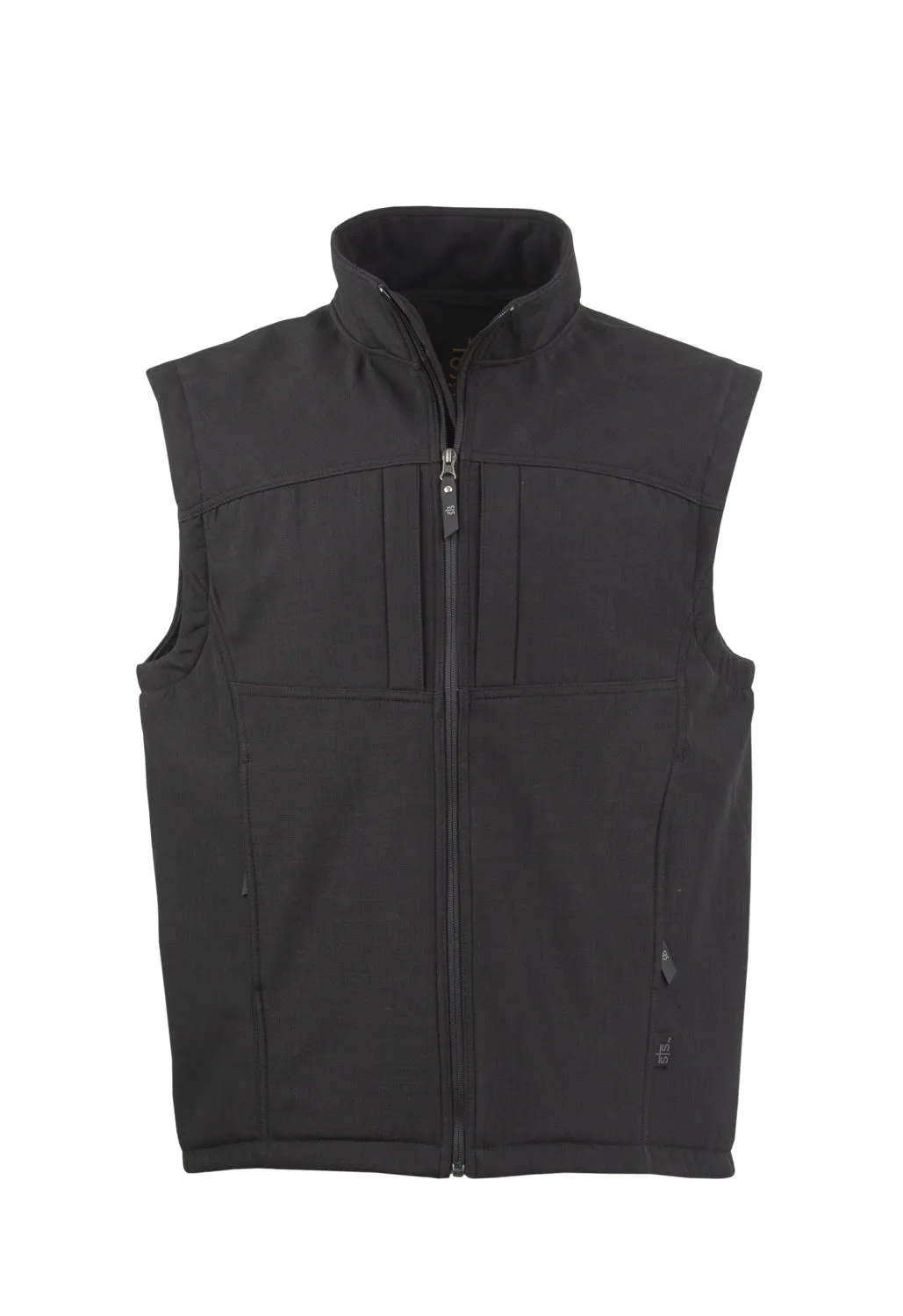 STS Ranchwear Youth Unisex Weston Black Poly/Spandex Fleece Vest