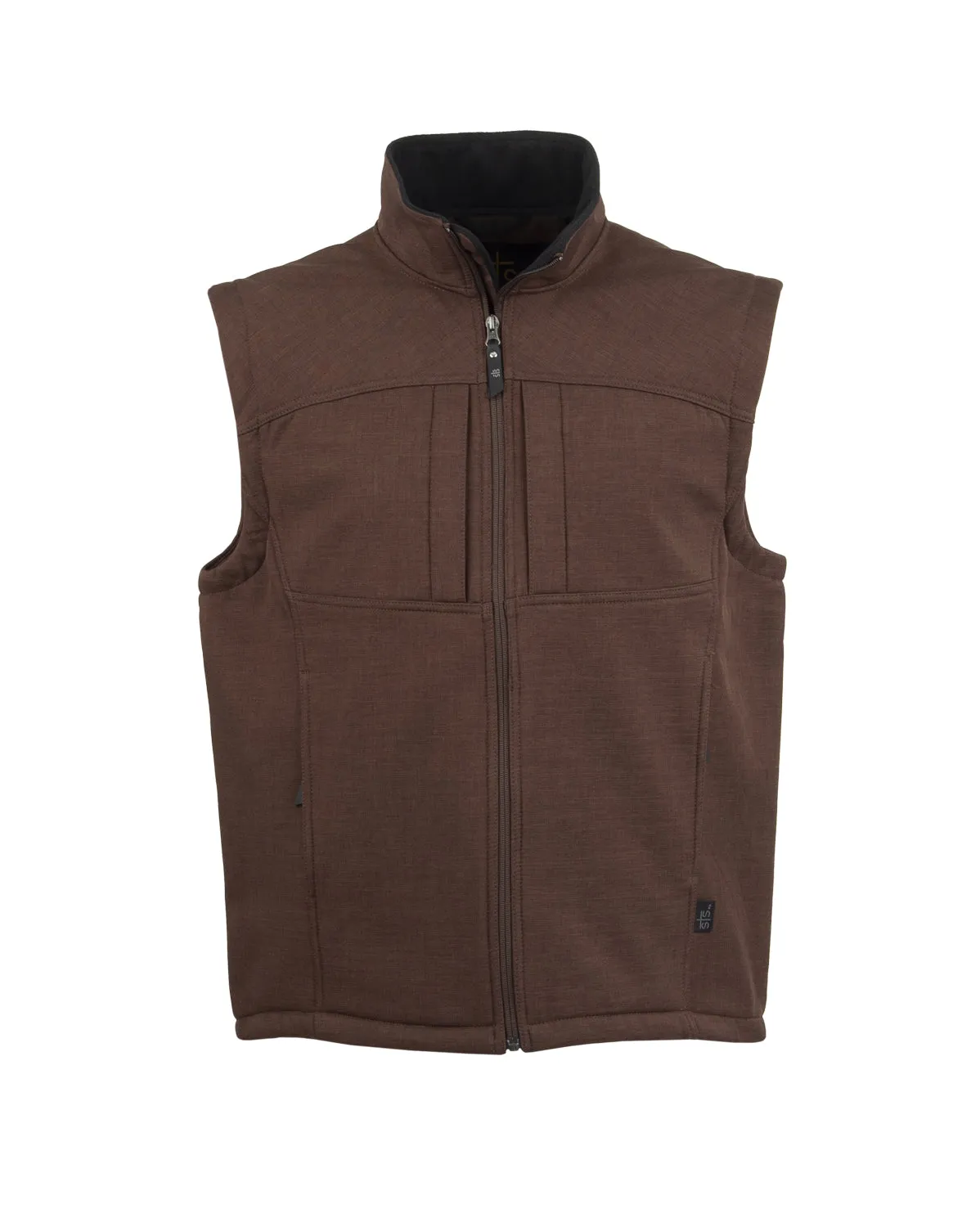 STS Ranchwear Youth Unisex Weston Chocolate Poly/Spandex Fleece Vest