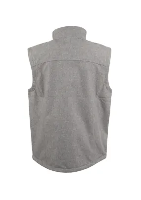 STS Ranchwear Youth Unisex Weston Heather Gray Poly/Spandex Fleece Vest