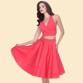 Swing Skirt in Coral