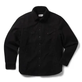 The Western Shirt Jacket in Washed Coal