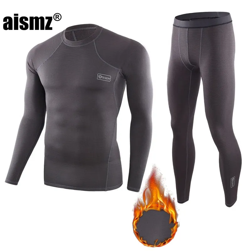 Thermal Underwear Base Layer Fleece Compression Quick Drying Sets