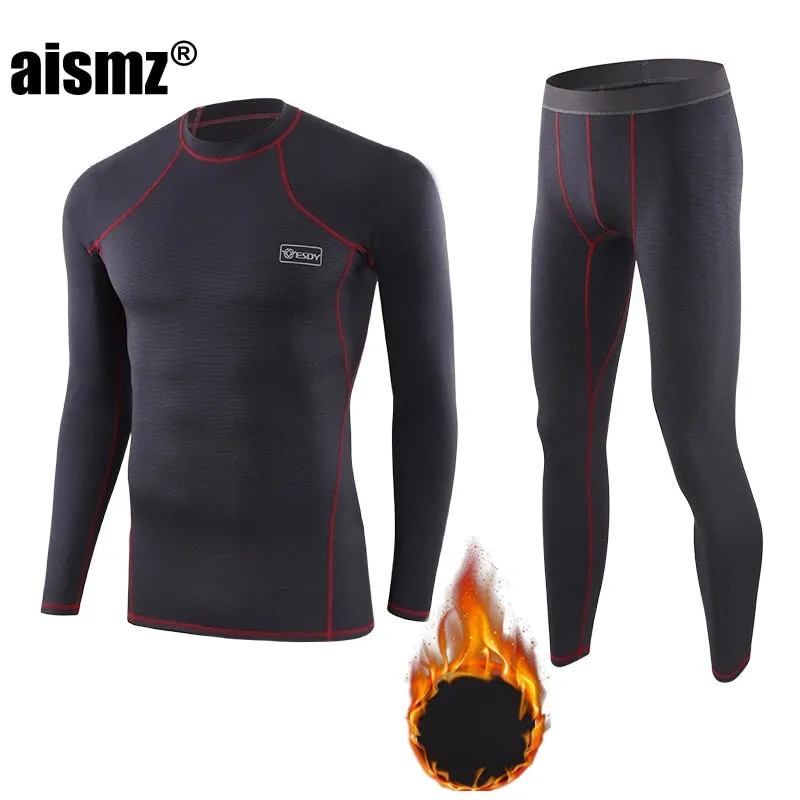 Thermal Underwear Base Layer Fleece Compression Quick Drying Sets