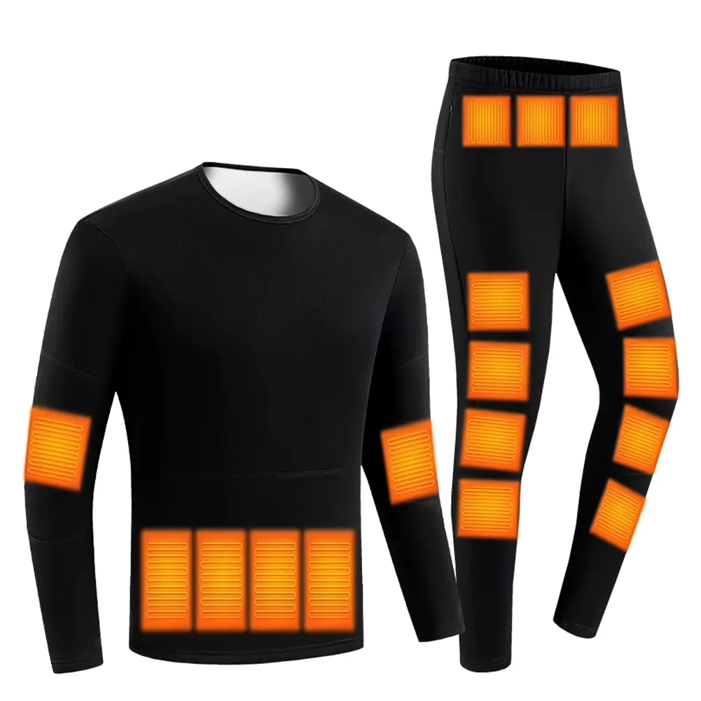 Unisex Heated Thermal Underwear Set