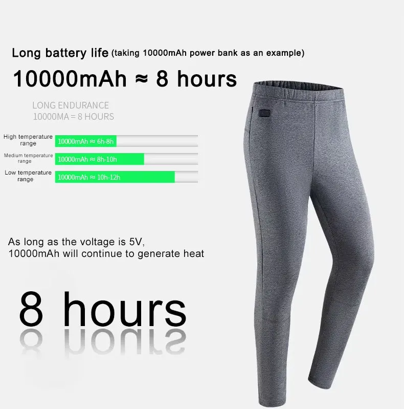 Unisex Heated Thermal Underwear Set