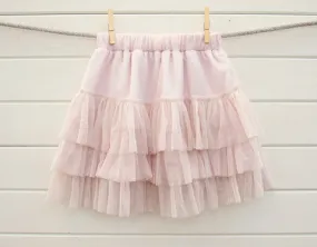 Vintage flower girl tutu skirt with or without brooch TUFW57