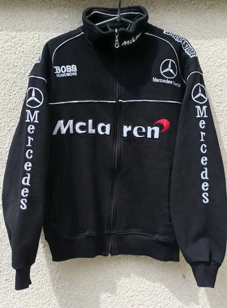 Vintage Mclaren vintage Racing Embroidery Jacket For Men & Women