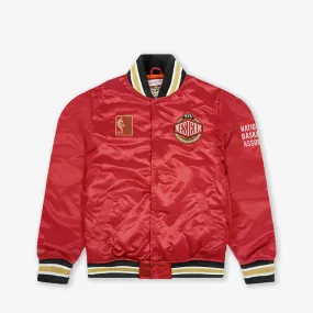 Western Conference All Star Heavyweight Satin HWC Jacket - Scarlet