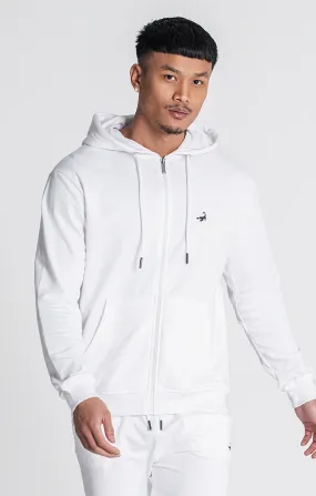 White Essential Scorpio Hoodie Jacket