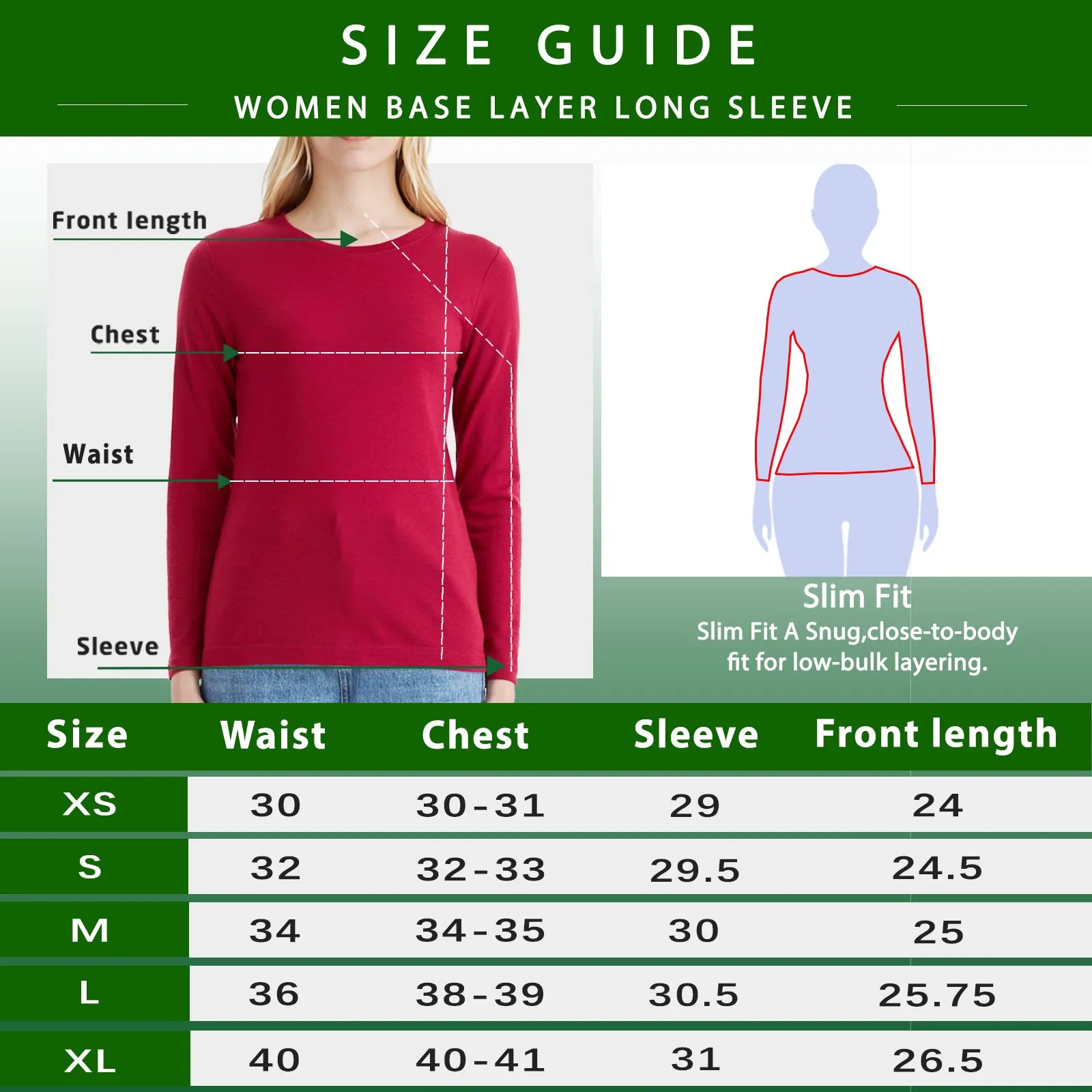 Women's Merino 170g Classic All-Season Base Layer Crew Burgundy