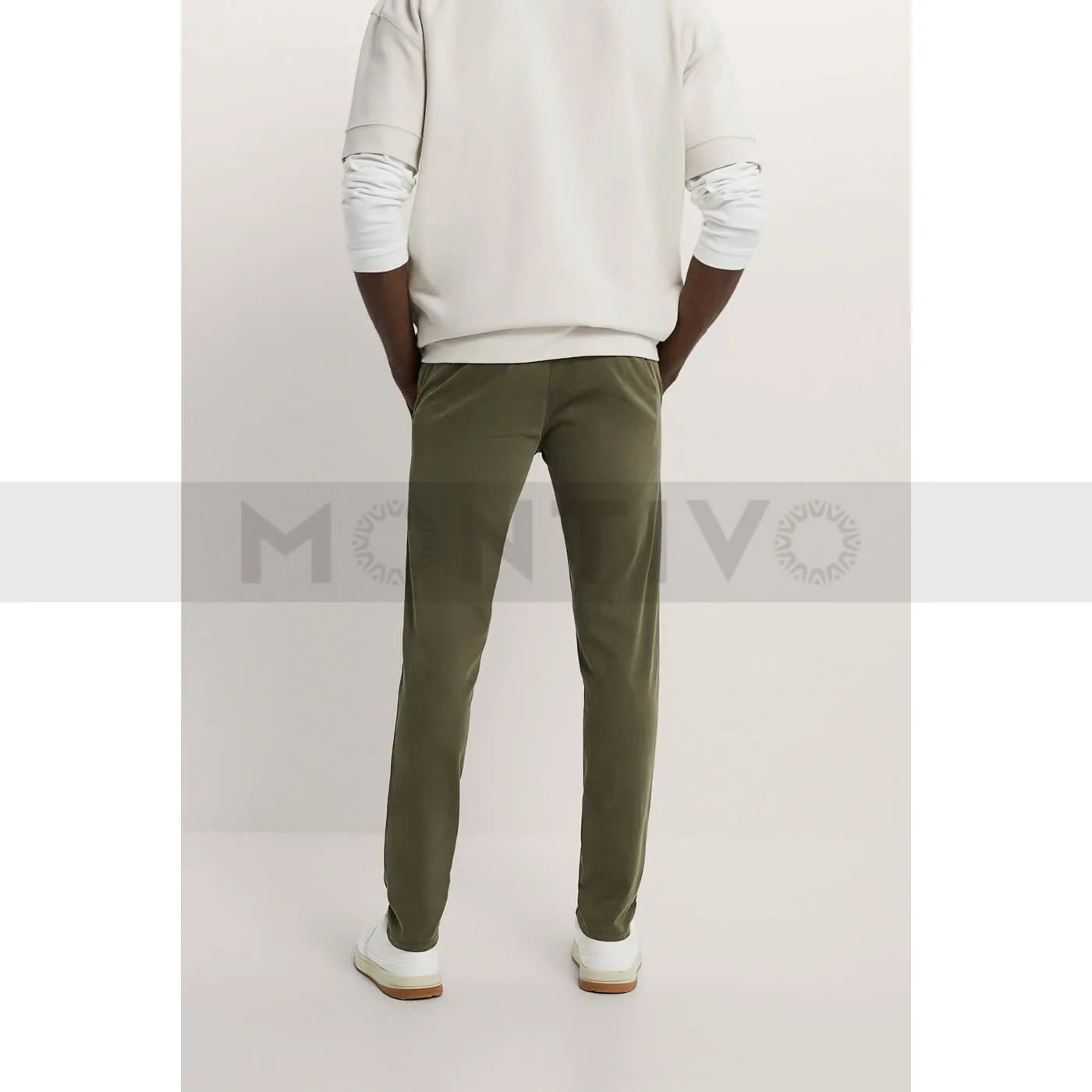 ZR Skinny Olive Chino Pants